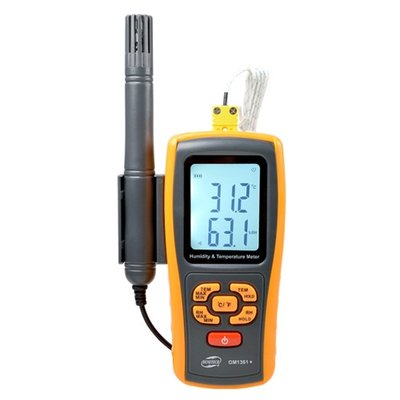 Термогигрометр, термопара, Bluetooth 0-100%, -10-50°C BENETECH GM1361X GM1361X фото