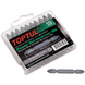 Набор бит 1/4" PH2х65мм двухсторонних 10шт. TOPTUL GAAW1001
