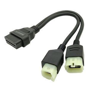 Переходник Kawasaki (4-pin, 6-pin) к автосканеру LAUNCH 105040586 SP-105040586 фото