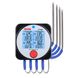 Термометр для гриля (мяса) 4-х канальный Bluetooth, -40-300°C WINTACT WT308B WT308B фото 1
