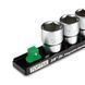 Держатель для головок (планка магнитная) 3/8" 280мм 12PCS TOPTUL PBKB3B2612 PBKB3B2612 фото 2