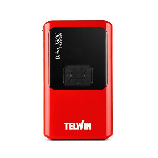 Портативний пусковий пристрій з компресором (бустер) DRIVE 1800 KOMPRESSOR 12В (1800А, 10000 mAh) TLW-829575 TELWIN TLW-829575 фото