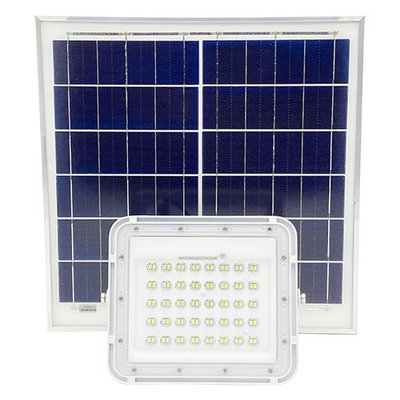Прожектор світлодіодний 60W акумуляторний (LiFePO4, 10000mAh) із сонячною панеллю (6V 15W) PROTESTER SLFL0601 SLFL0601 фото