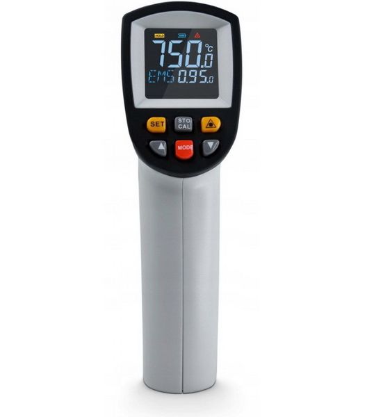 Бесконтактный инфракрасный термометр (пирометр) цв дисплей, -50-750°C, 12:1, EMS=0,1-1 BENETECH GT750 GT750 фото