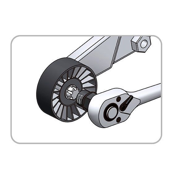 Головка 1/2" Ribe M10S для натяжителя ремня TOYOTA TOPTUL JDDF1610 JDDF1610 фото