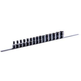 Набор головок 1/2" 15ед. 8~19,21,22,24мм (на планке) TOPTUL GAAQ1602U GAAQ1602U фото