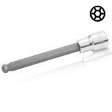 Головка с насадкой HEX 8 mm 140mm 1/2" с шаром TOPTUL BCSA1608 BCSA1608 фото