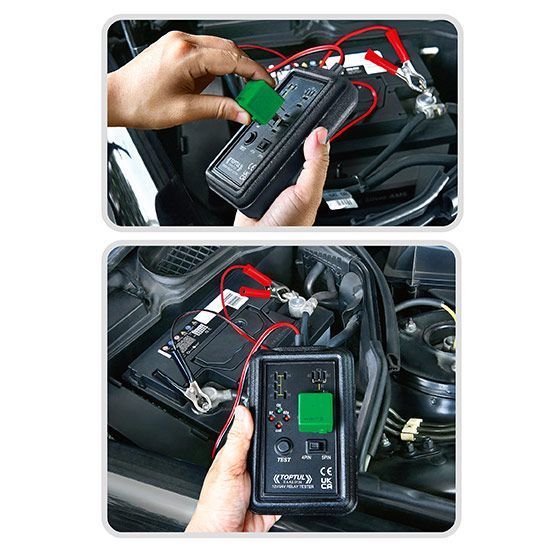 Тестер автомобильных реле 12V / 24V, 4-pin / 5-pin TOPTUL EAAE0124 EAAE0124 фото