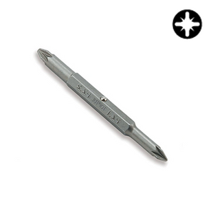 Насадка 1/4" двухсторонняя PZ1xPZ2 L75мм TOPTUL FKBA0102 FKBA0102 фото