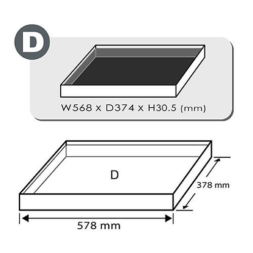 Набор инструмента комбинированный 3/8", 1/2" 104ед. (в ложементе, тип D) TOPTUL GEDA429 GEDA429 фото