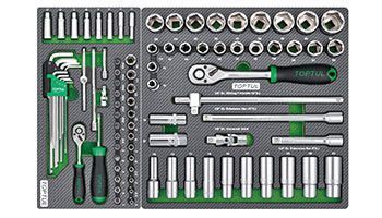 Тележка с инструментом 7 секций 261ед. TOPTUL GE-26105 GE-26105 фото