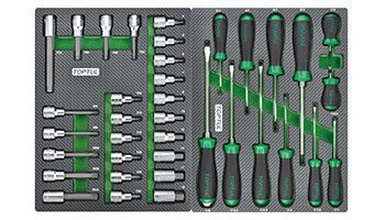 Тележка с инструментом 7 секций 261ед. TOPTUL GE-26105 GE-26105 фото