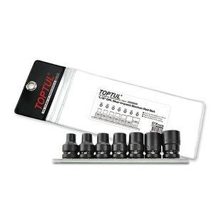 Набор головок ударных TORX 1/2" E10-E24 7ед. (звезда Давида) TOPTUL GDAG0701 GDAG0701 фото