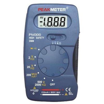 Цифровой карманный мультиметр PM300 фото