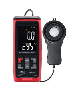 Вимірник рівня освітленості (Люксметр) + термометр, Bluetooth BENETECH GT1050 GT1050 фото