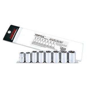Набор головок Torx Plus EP 1/2" EP18-EP32 8ед. TOPTUL GAAG0810 GAAG0810 фото
