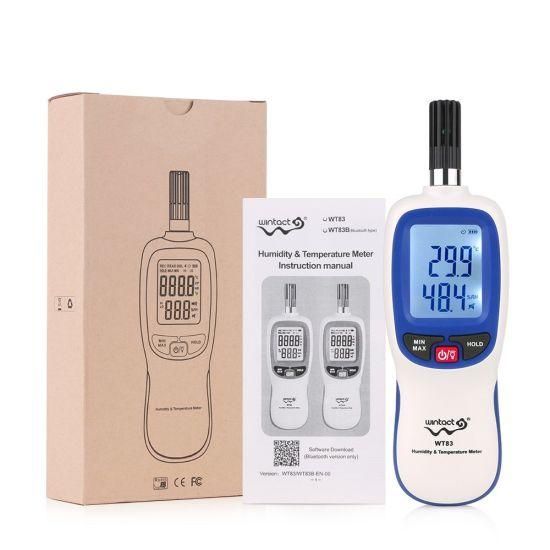 Термогигрометр Bluetooth 0-100%, -20-70°C WINTACT WT83B WT83B фото