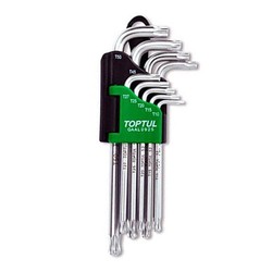 Набор ключей TORX с ручкой L-обр. T10-T50 9ед. фото